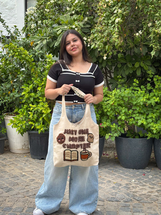 Cozy Reader Tote Bag