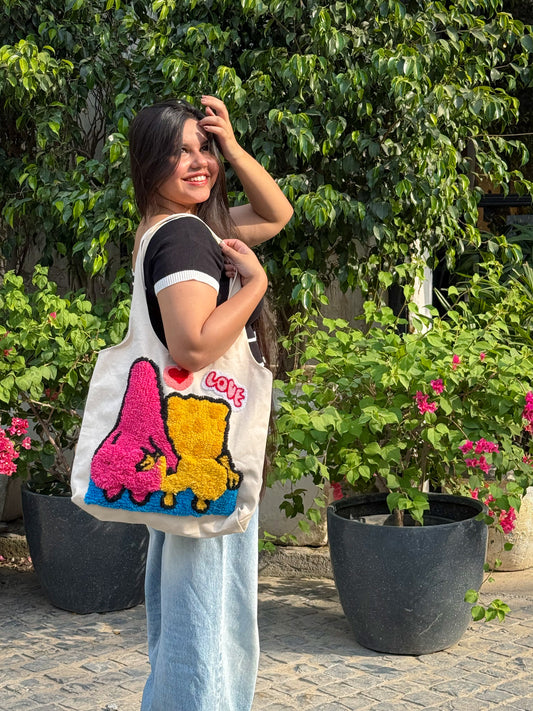 Buddies in Love Tote Bag